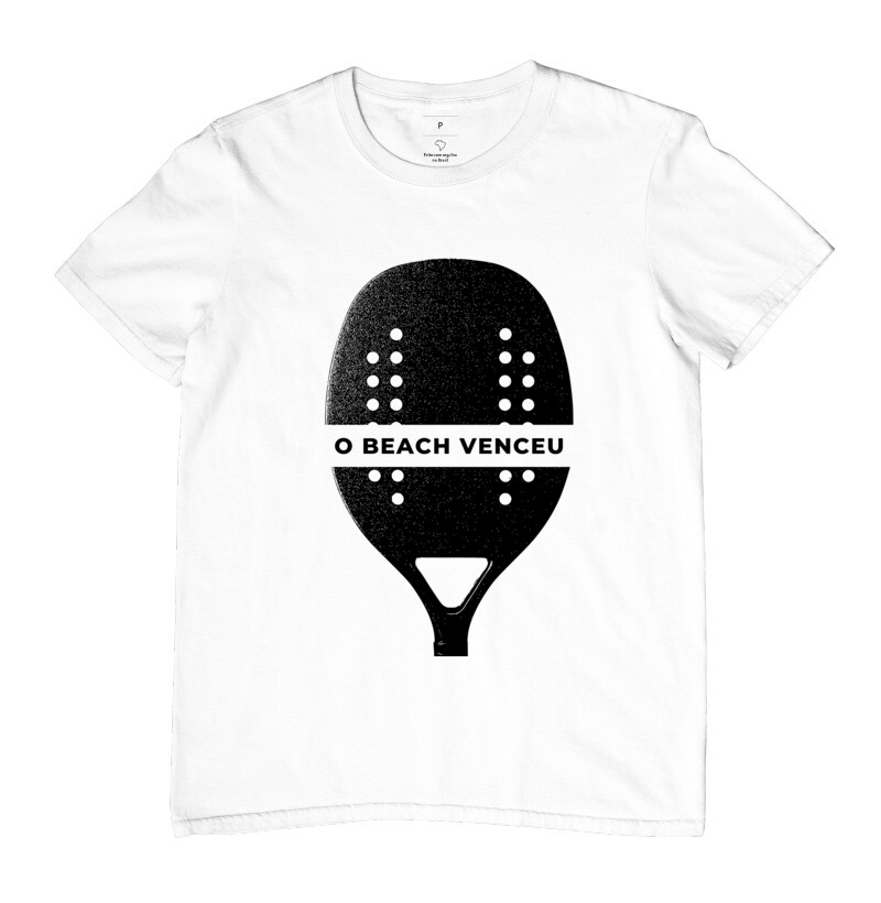 Camiseta Raquete O Beach Venceu 