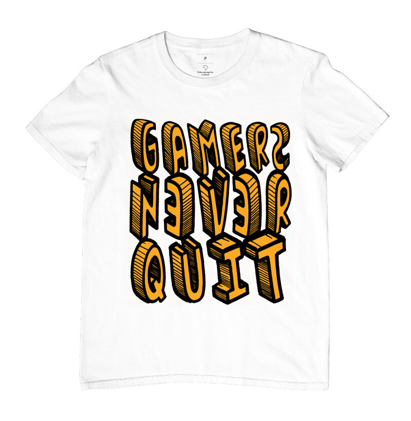 Camiseta Gamer Never Quit