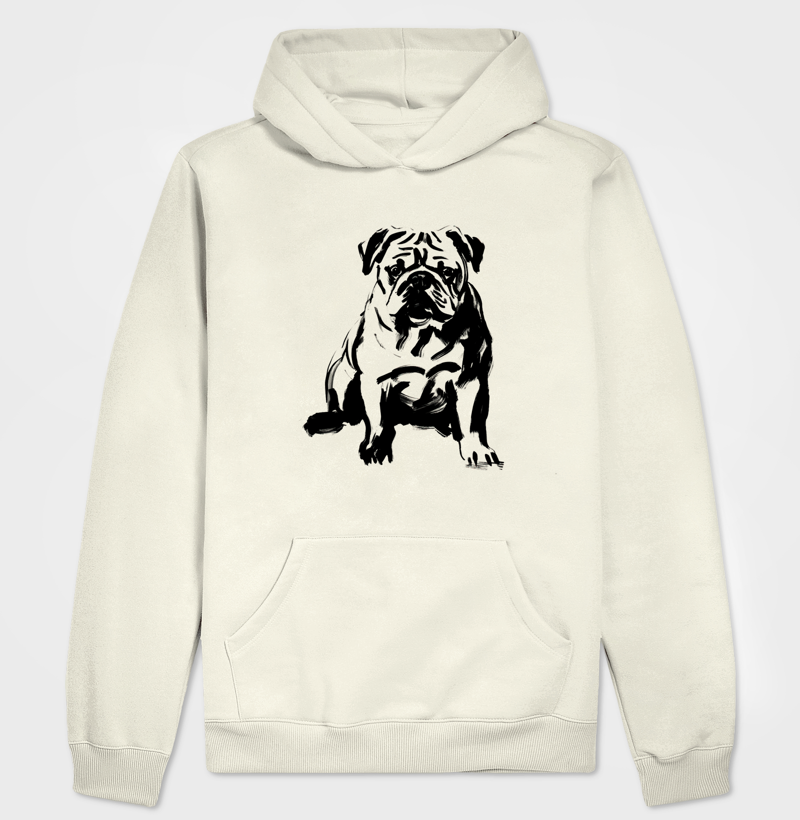 Moletom Hoodie Slim Bulldog Black