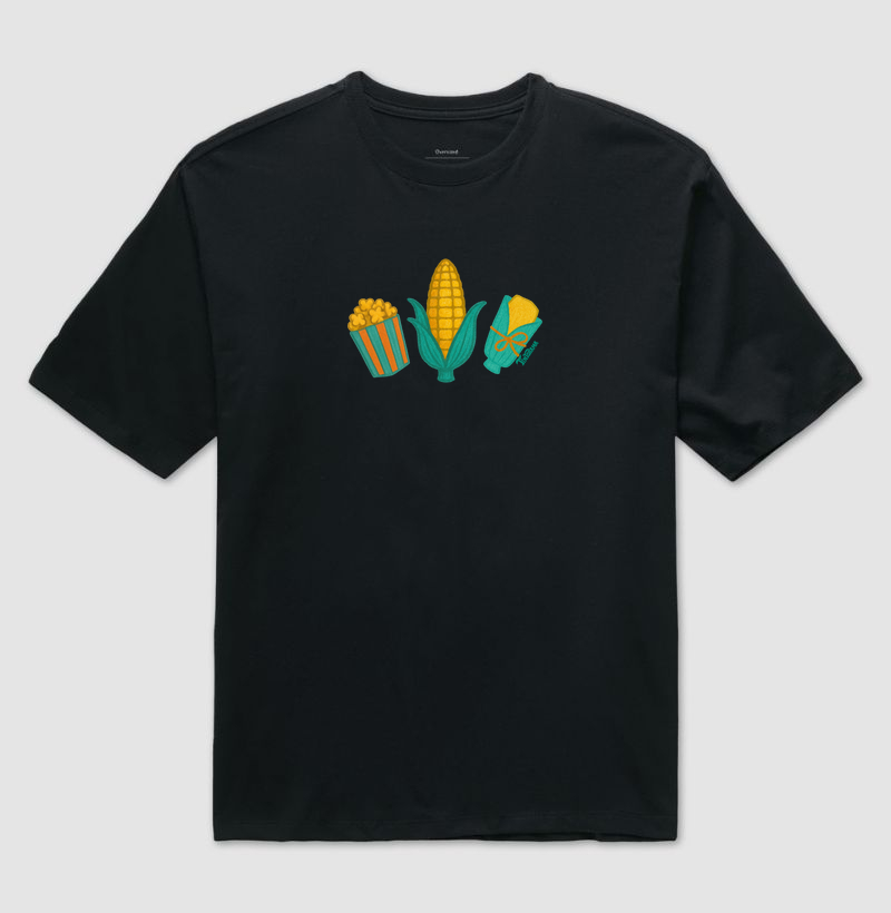 Camiseta Oversized "Milhos"