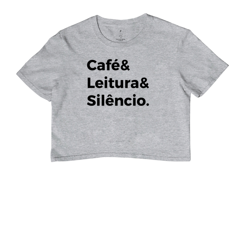 Café, leitura e silêncio
