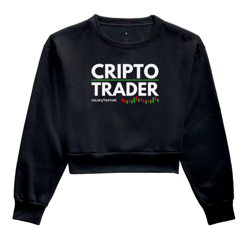 Moletom Cropped Cripto Trader
