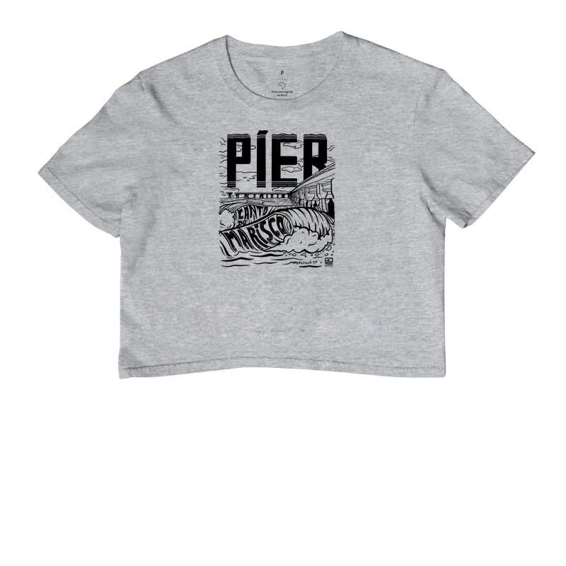 Camiseta Cropped Píer "Canto do Marisco" - PB