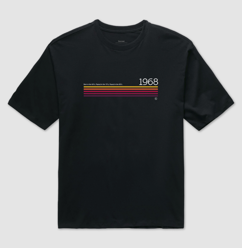 Born 1968 - Oversized