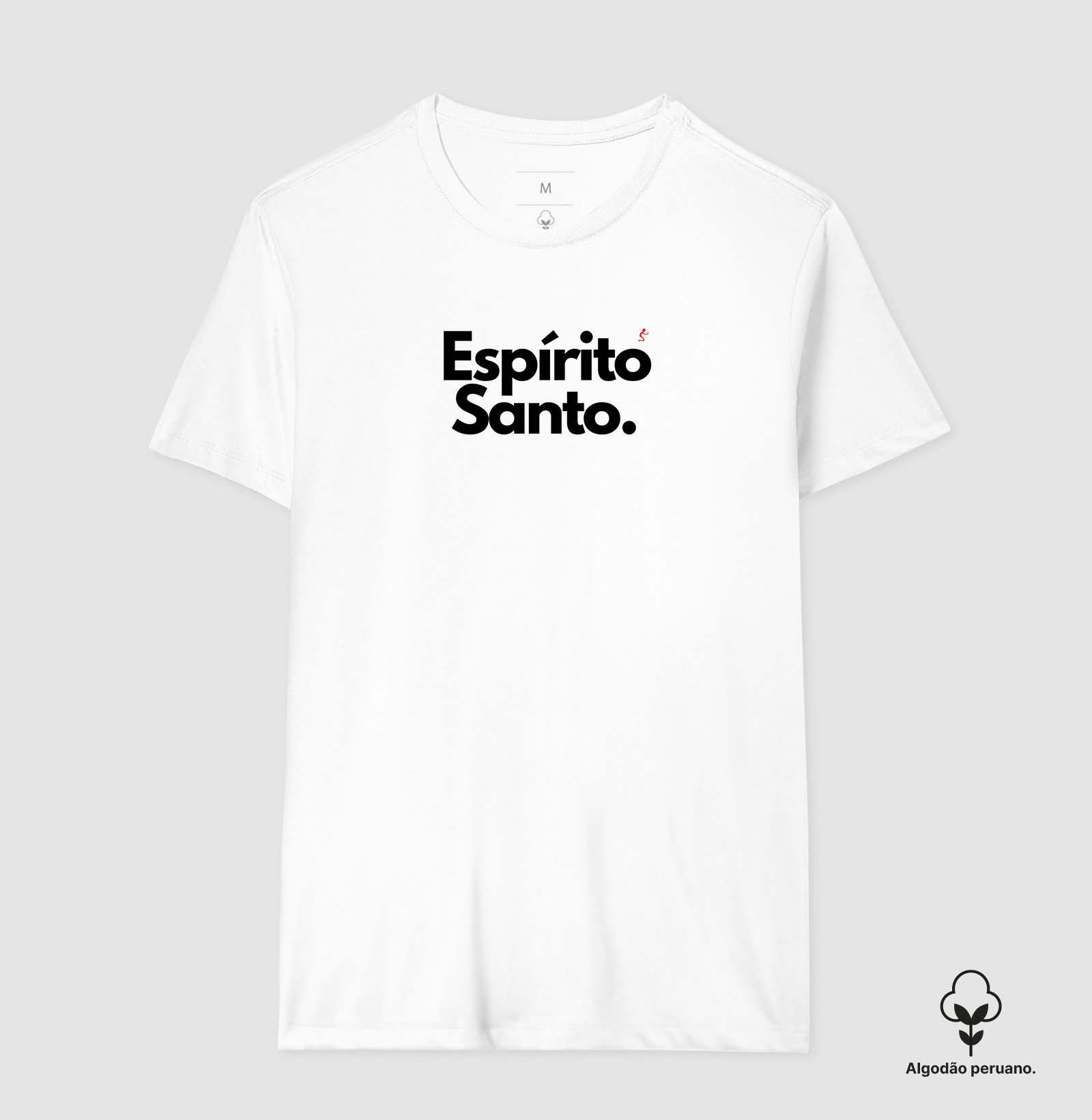 Camiseta Masculina Algodão Peruano Espírito Santo