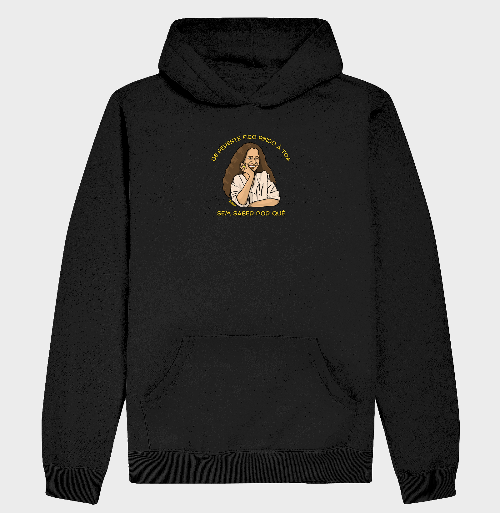 Moletom Hoodie "rindo à toa"