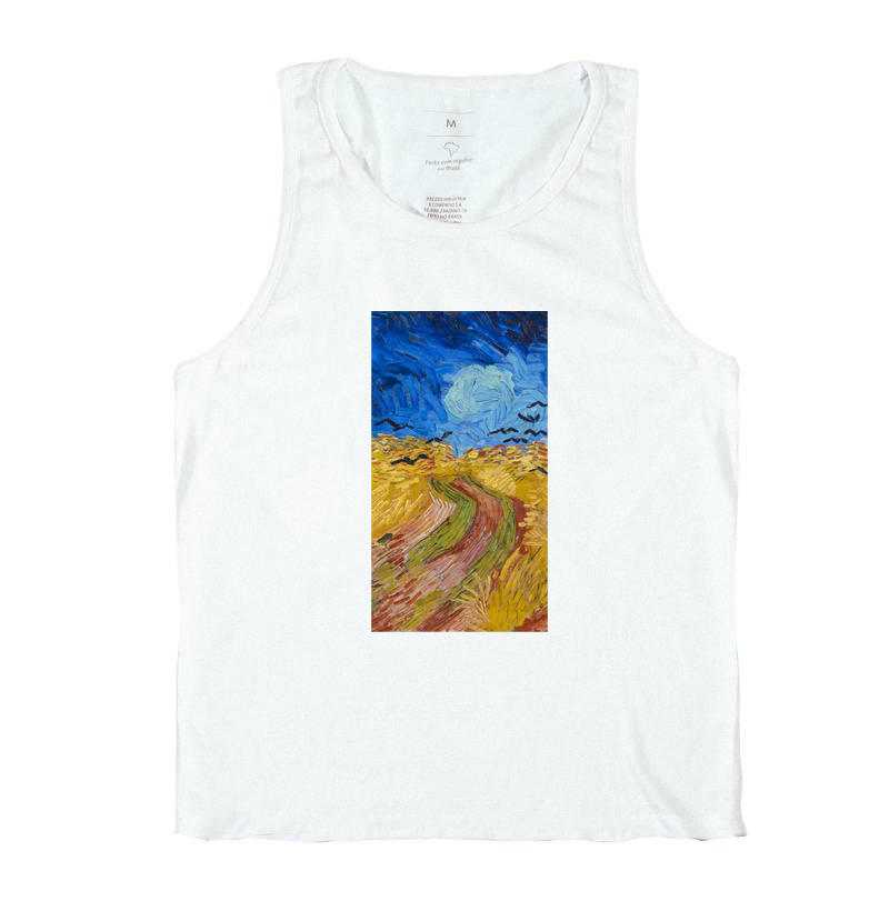 Wheatfield with Crows