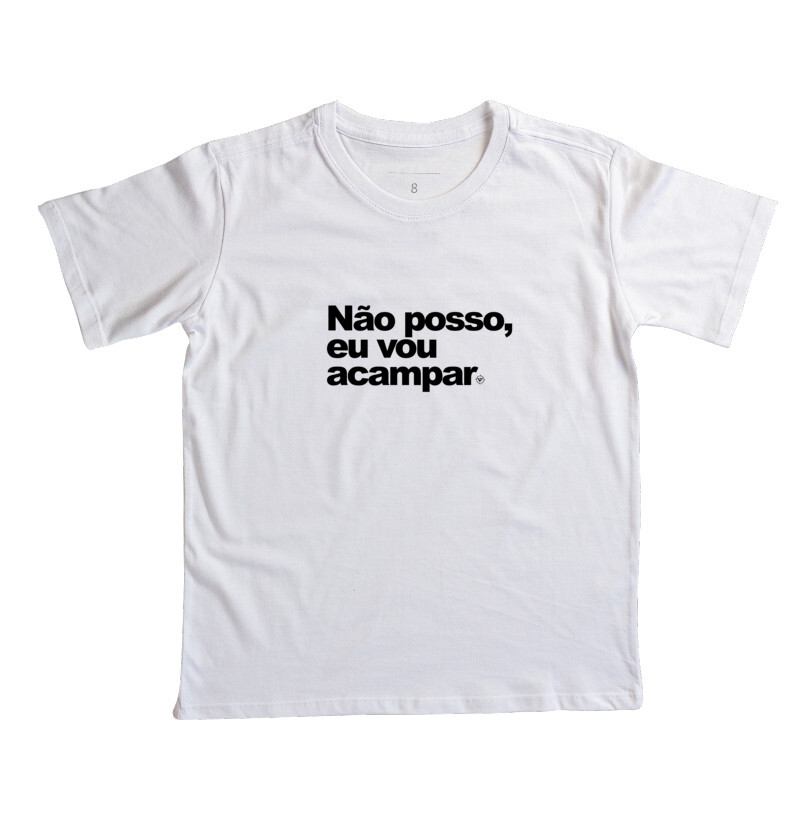 Infantil - Não posso, vou acampar