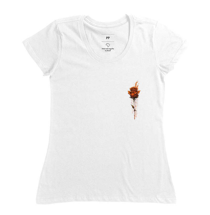 Camiseta Rosa Tinta