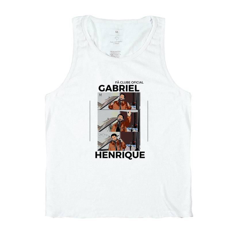 PARCERIA - Gabriel Henrique - Camiseta Regata - "It was just like a movie" - Fã Clube Oficial