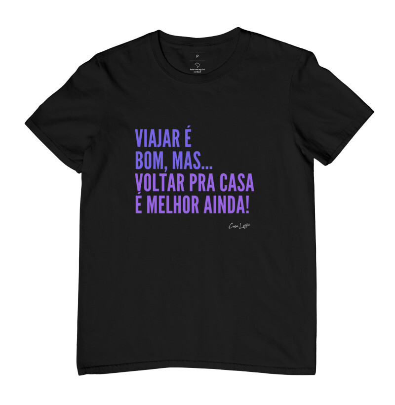 Camiseta Viajar é Bom cl320