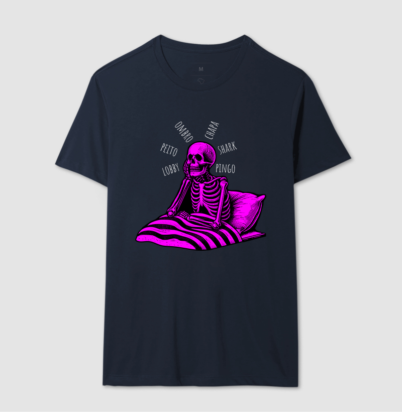 Camiseta Caveira Pensativa