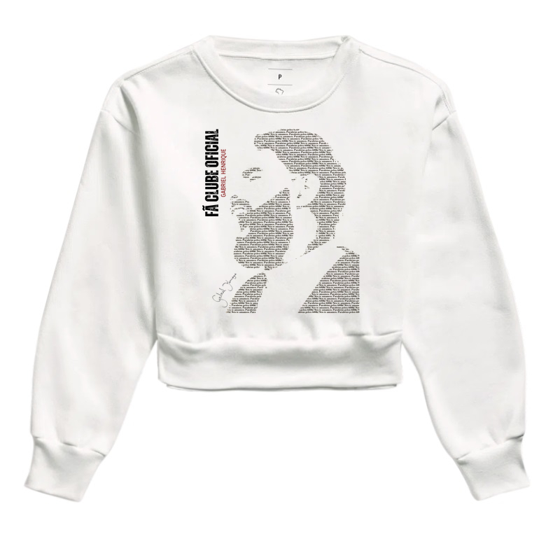 GABRIEL HENRIQUE - Camiseta UNISSEX e Baby Look Feminina - Homenagem - Fã Clube Oficial