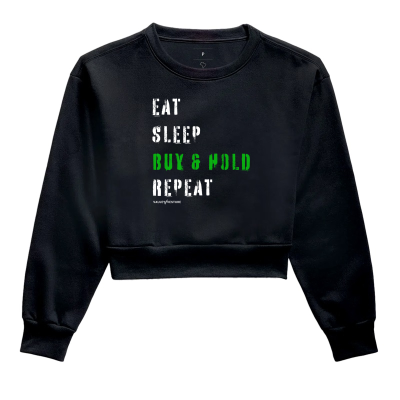 Moletom Cropped Buy & Hold