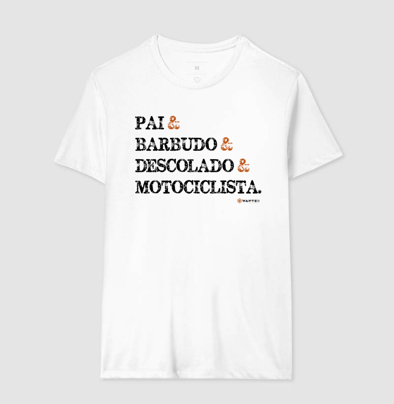 Pai, Barbudo, Descolado, Motociclista 