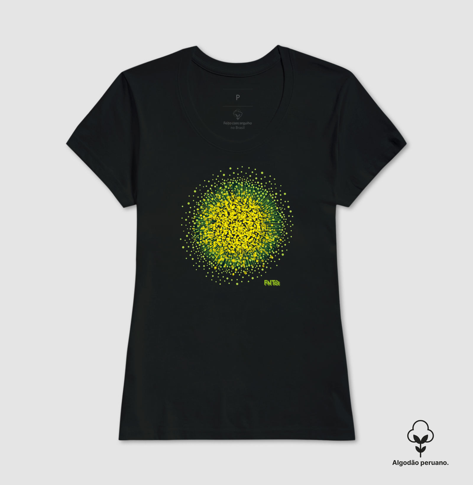 T-SHIRT "SONHO" / EXPLOSÃO DE LUZ (ALGODÃO PERUANO)