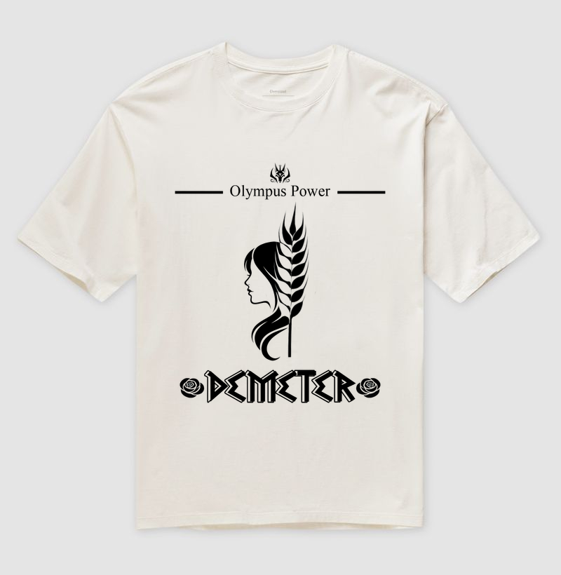 Camiseta Oversized - Demeter (Edição Olympus Power)