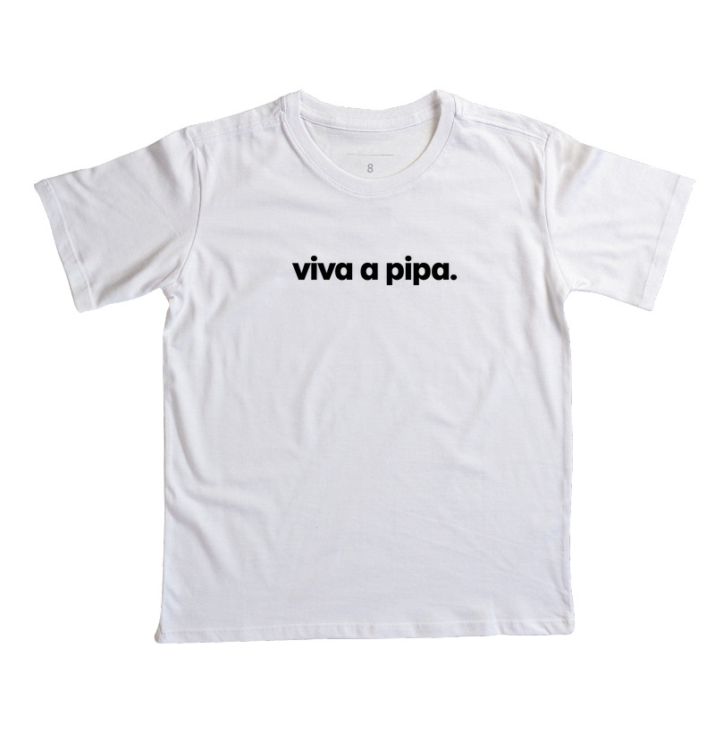 Camiseta KIDS Viva a Pipa.