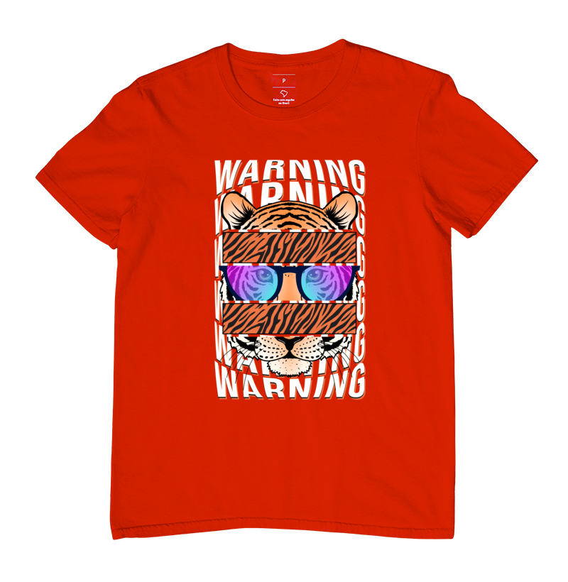 Camiseta Warning Tiger