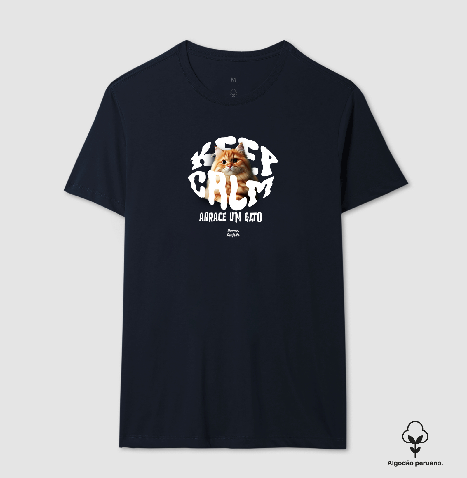 Camiseta Algodão Peruano - Aumor Keep Calm