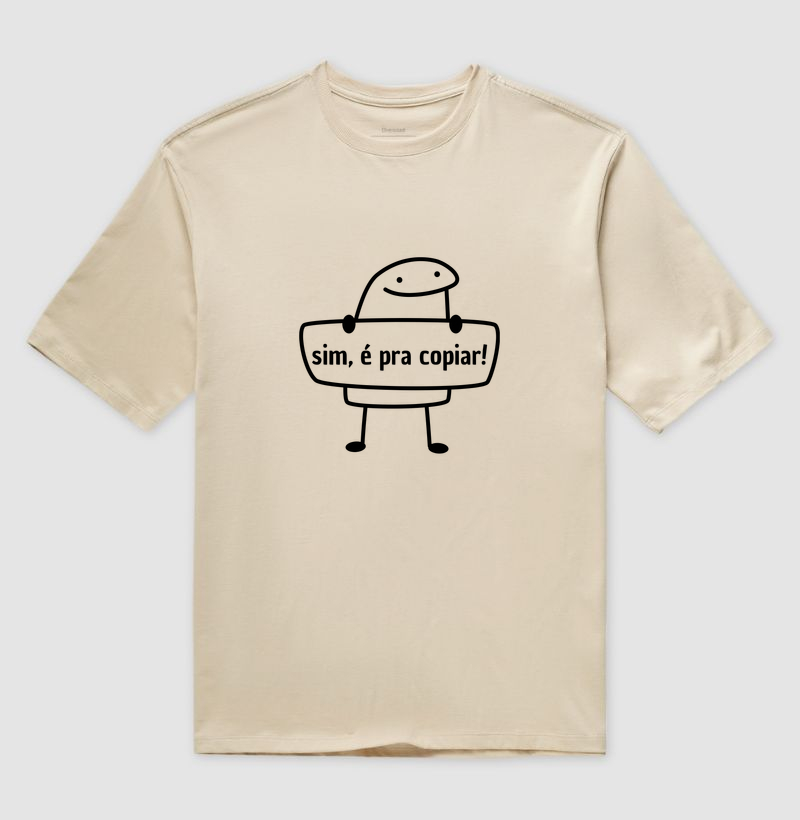  Práxis Camiseta Oversized Flork - sim, é pra copiar -