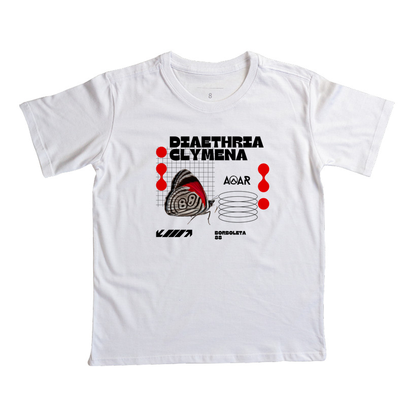 Camiseta borboleta 88 Infantil