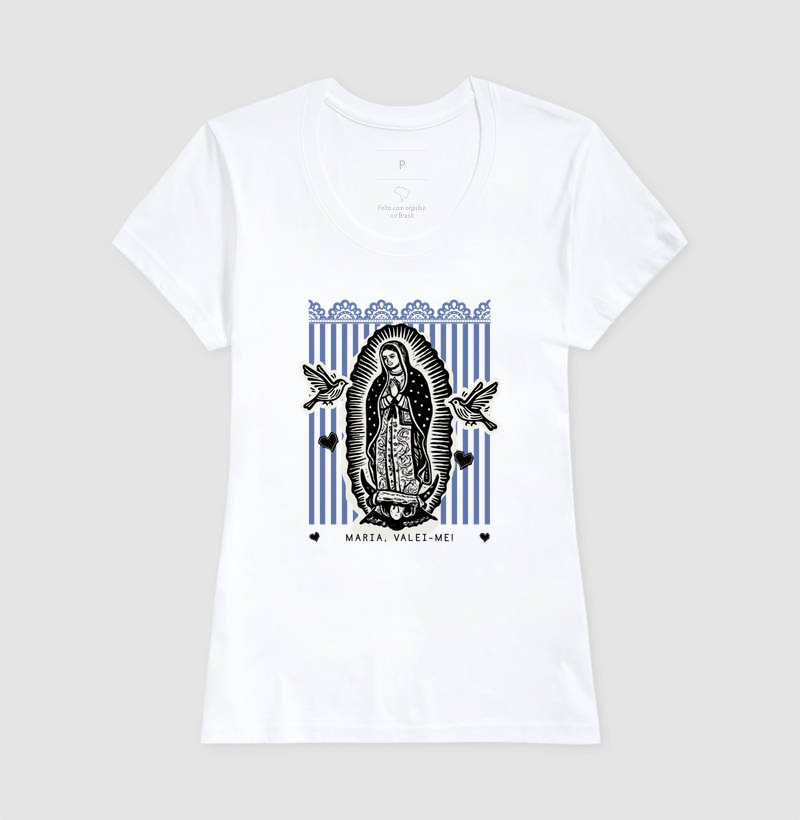 T-Shirt Católica | Maria, Valei-me