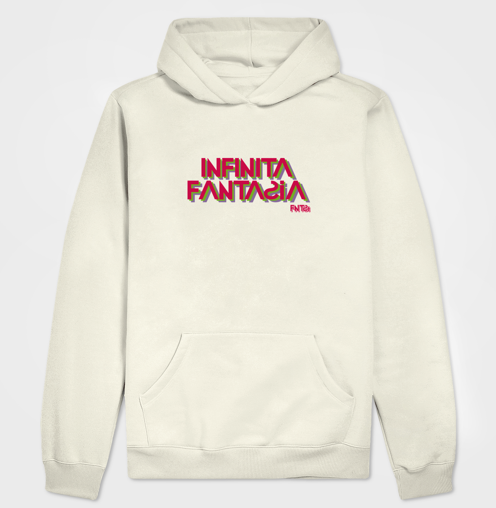 MOLETOM HOODIE SLIM "INFINITA FANTASIA" / LETTERING GRANDE 