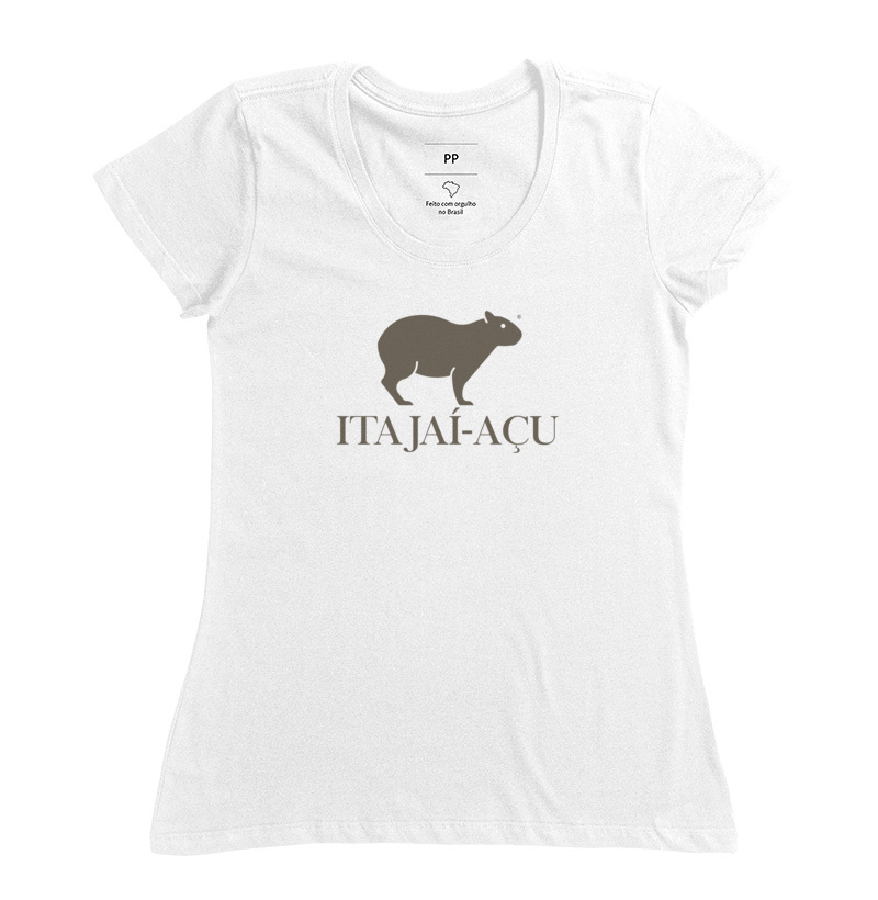 Camiseta Fem. Capivara Itajai-açu