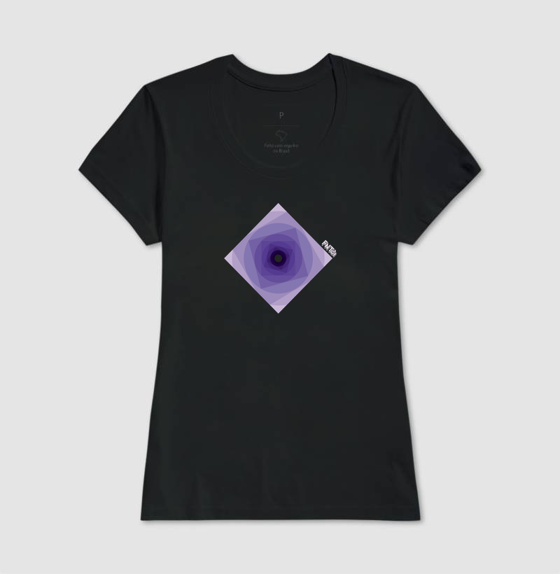 T-SHIRT "INFINITA FANTASIA" / ROXO MINIMAL
