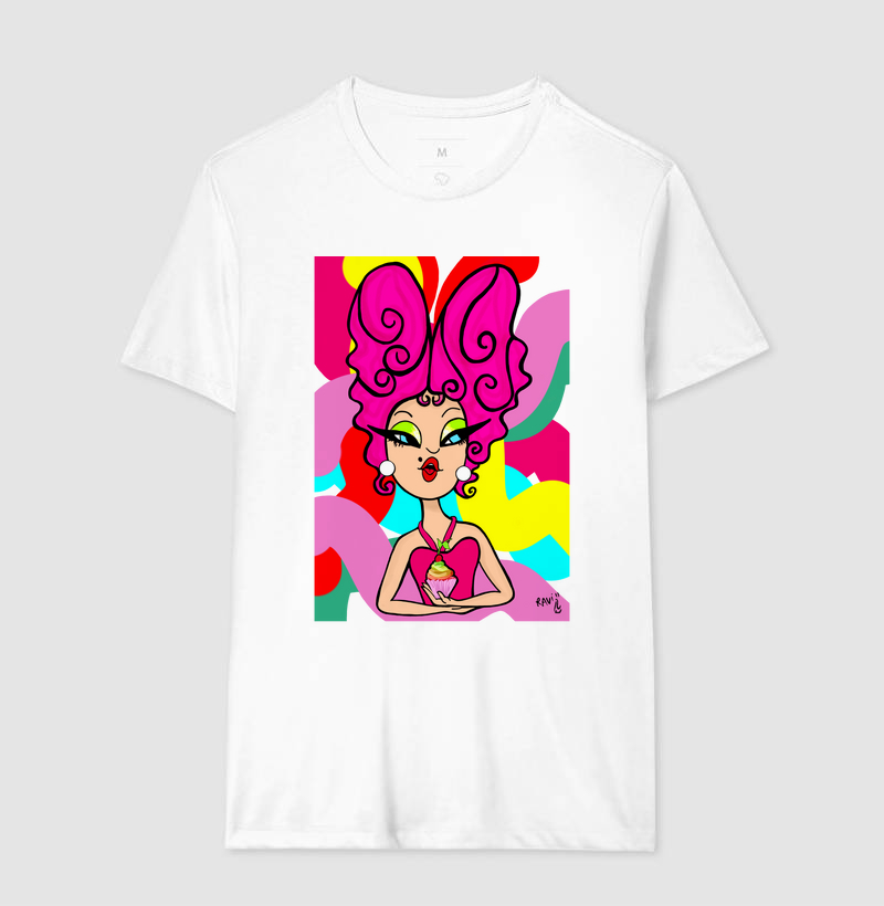 Camiseta Cupcake Adulto