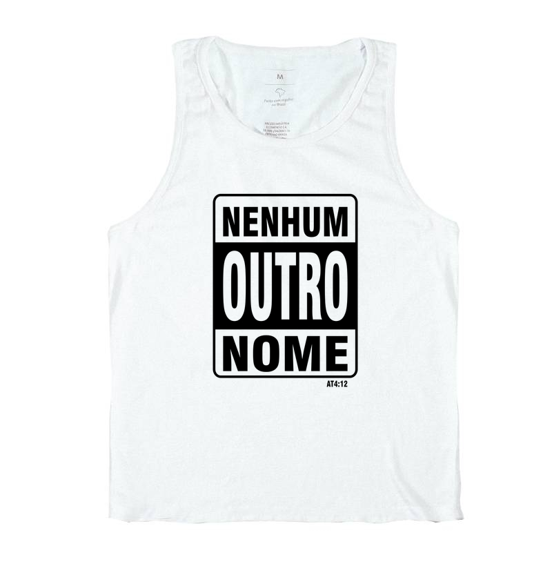 Camiseta Regata Nome