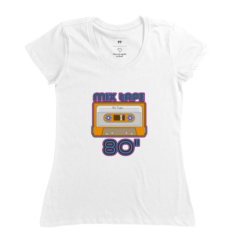 CAMISETA 80' MIX TAPE