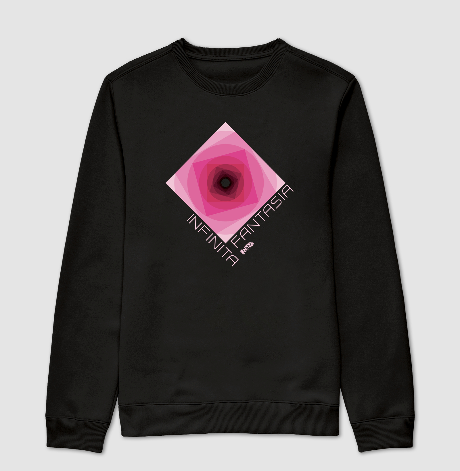 MOLETOM SUÉTER SLIM "INFINITA FANTASIA" / MAGENTA ESTAMPA GRANDE 