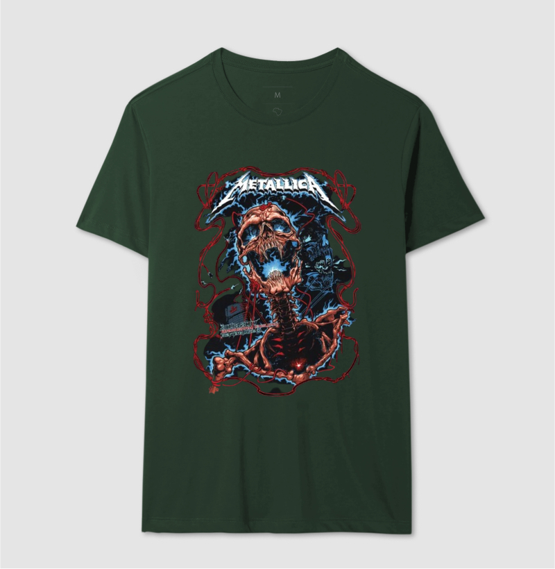 Camiseta Metallica Caveira