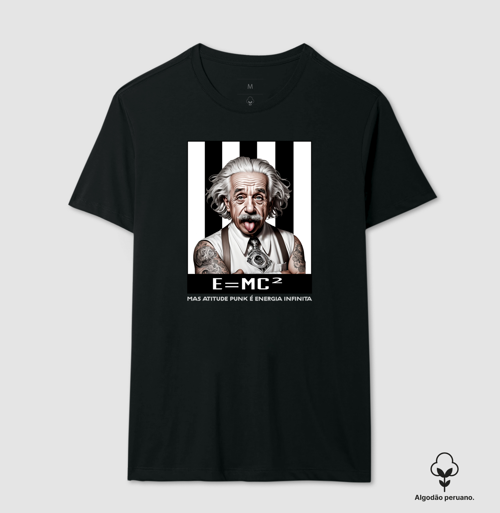 E=MC2 Mas a titude punk é energia infinita