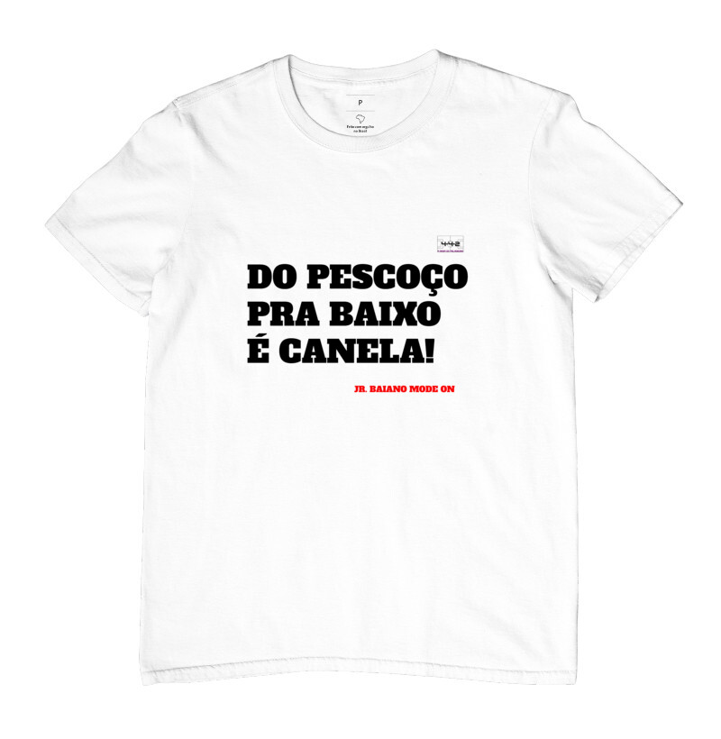 Do pescoço pra baixo 