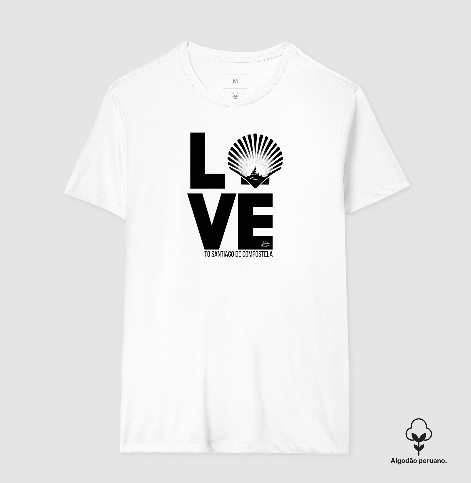 Love to Santiago de Compostela | versão em cor preta
