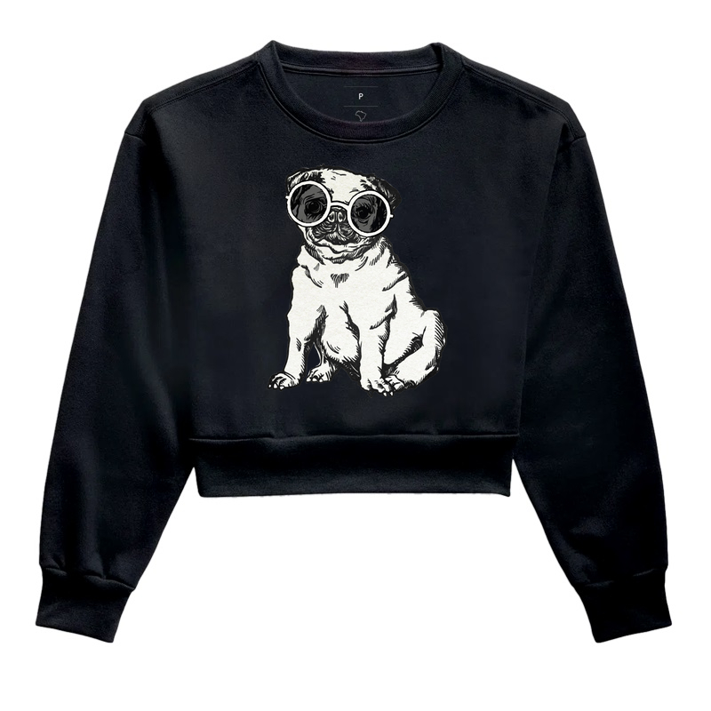 Cropped Moletom Style Pug