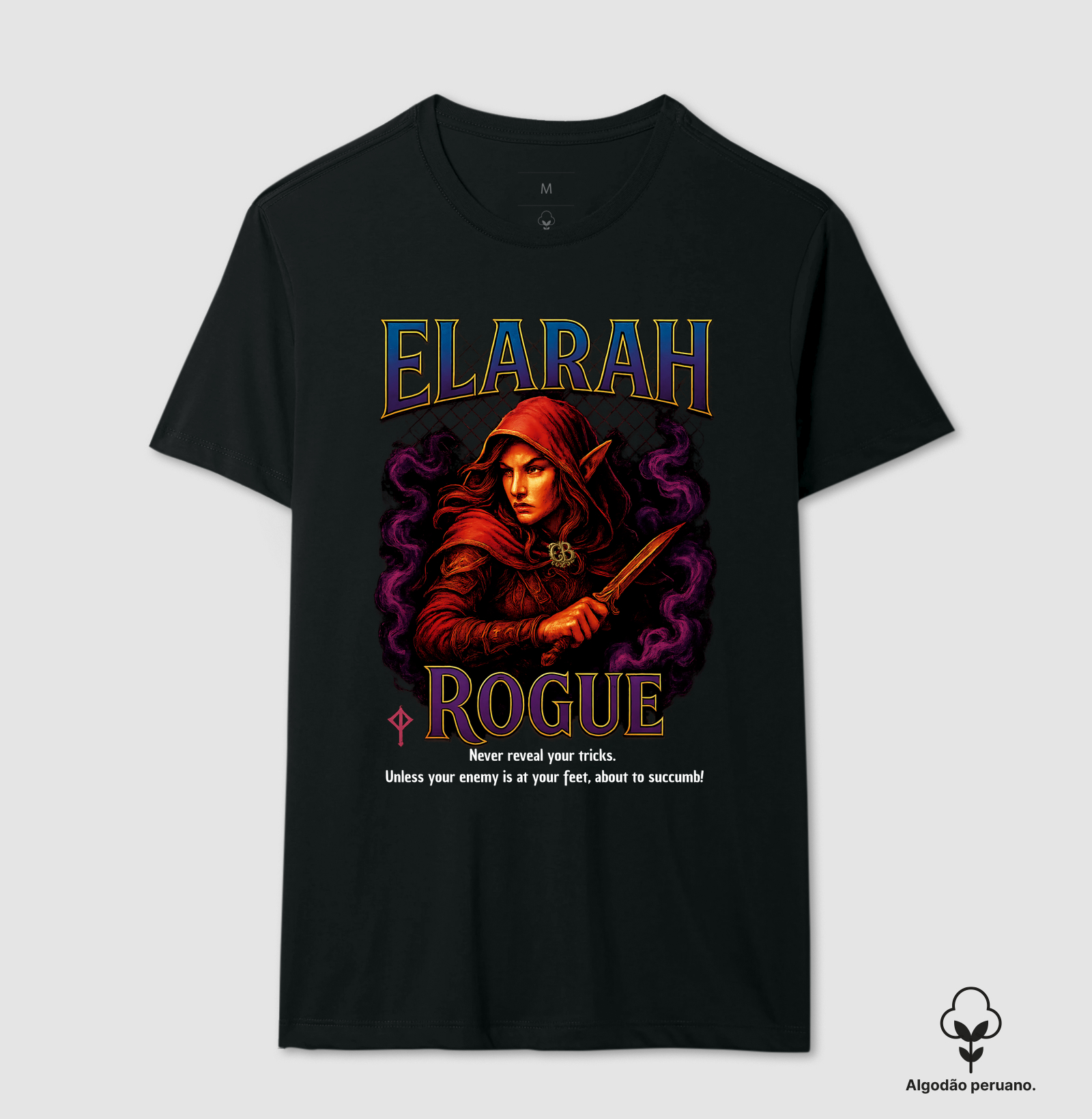  100% Algodão Oversized - Elarah: Shadow Matriarch