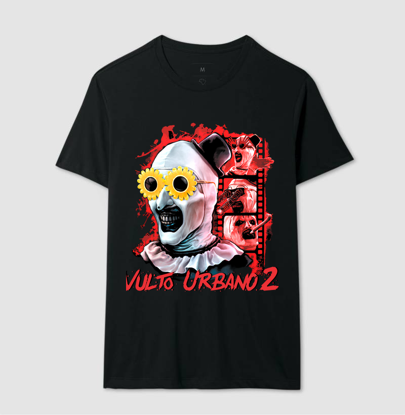 Camiseta Terror Terrifier 2 Heart Vulto Urbano