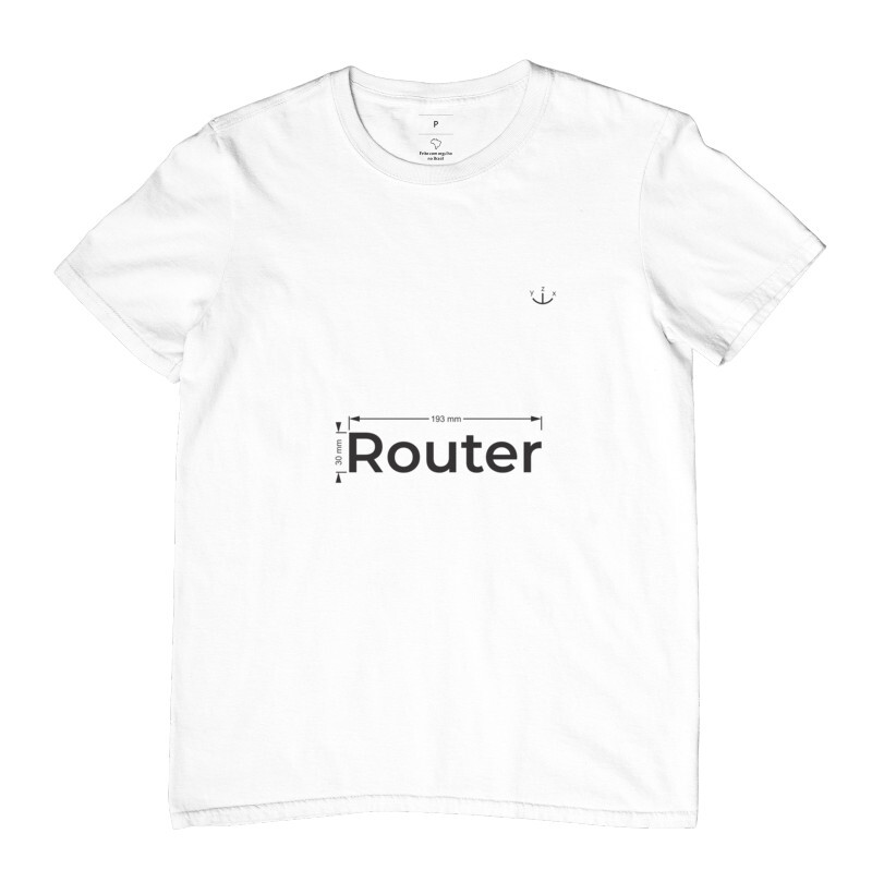 Medidas nome Router