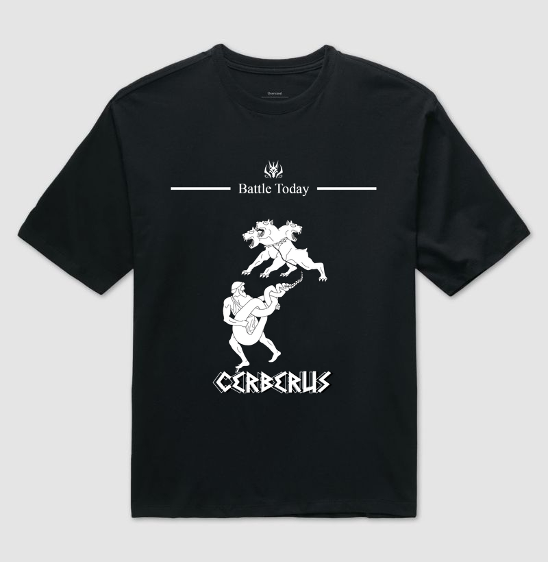 Camiseta Oversized - Hércules Cérberos (Edição Battle Today)