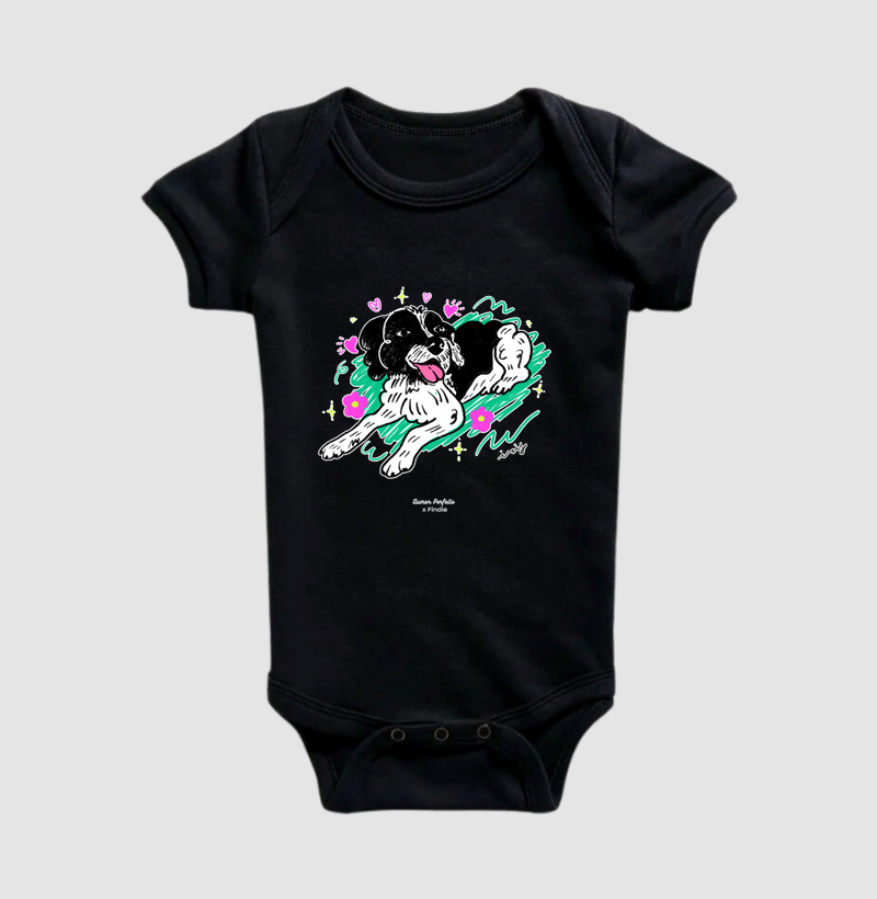 Body Infantil - Aumor Não tem Raça - Fumaça
