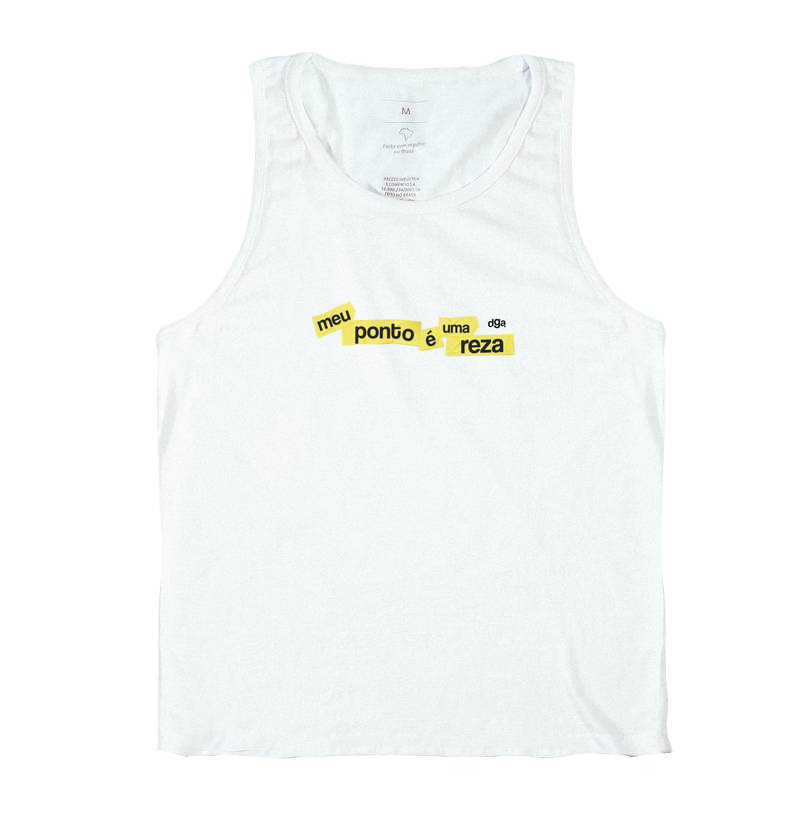Camiseta Umbanda - Meu ponto é uma reza