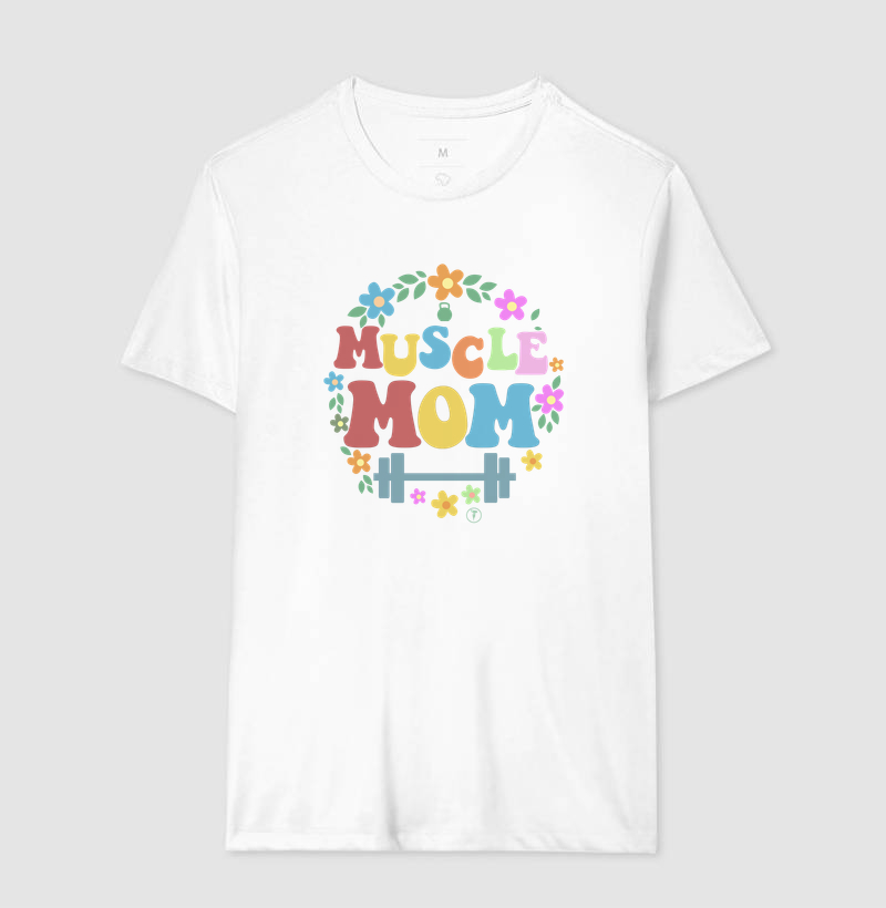 Camiseta Muscle Mom