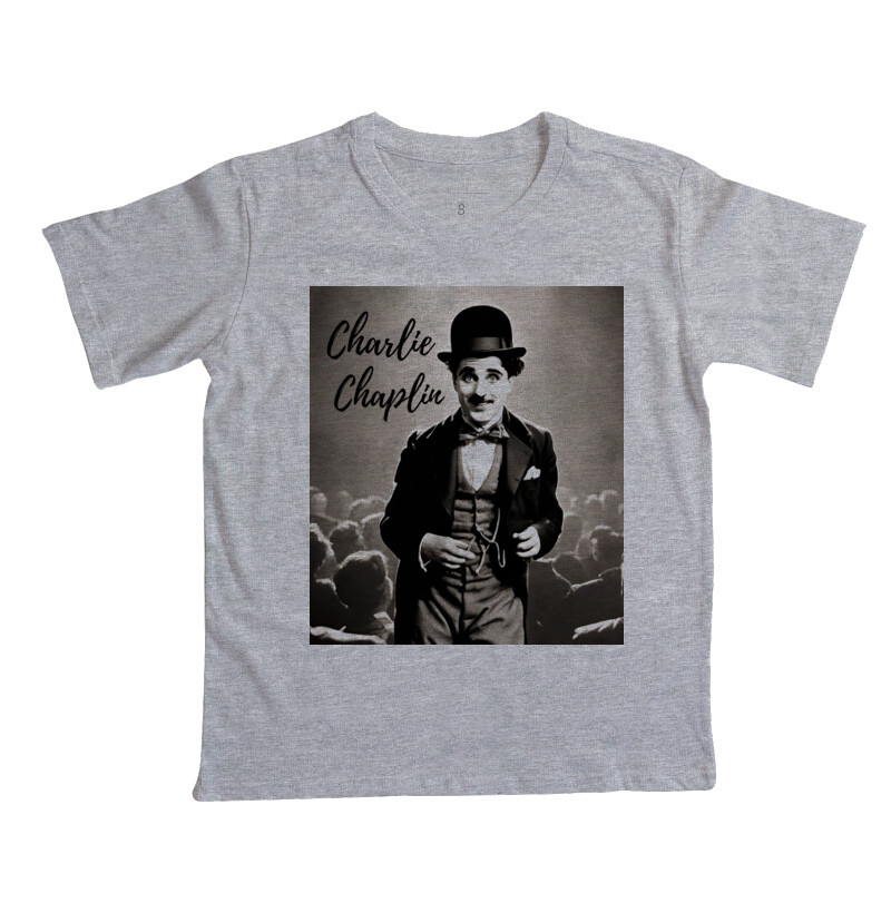Camiseta infantil Charlie Chaplin 