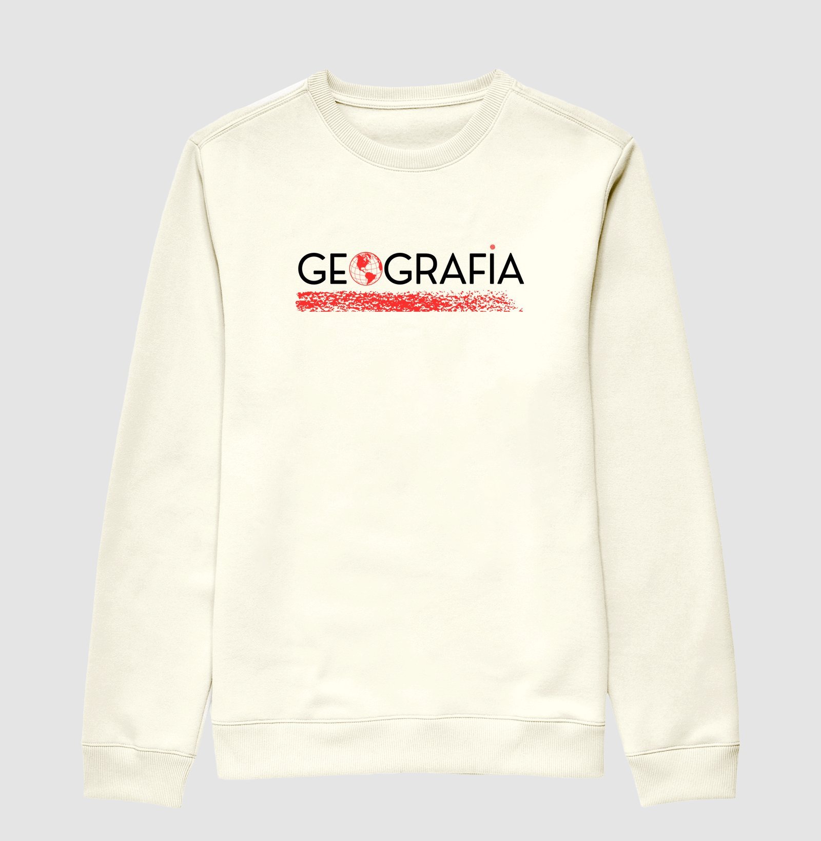 Práxis Suéter Slim Moletom Geografia I