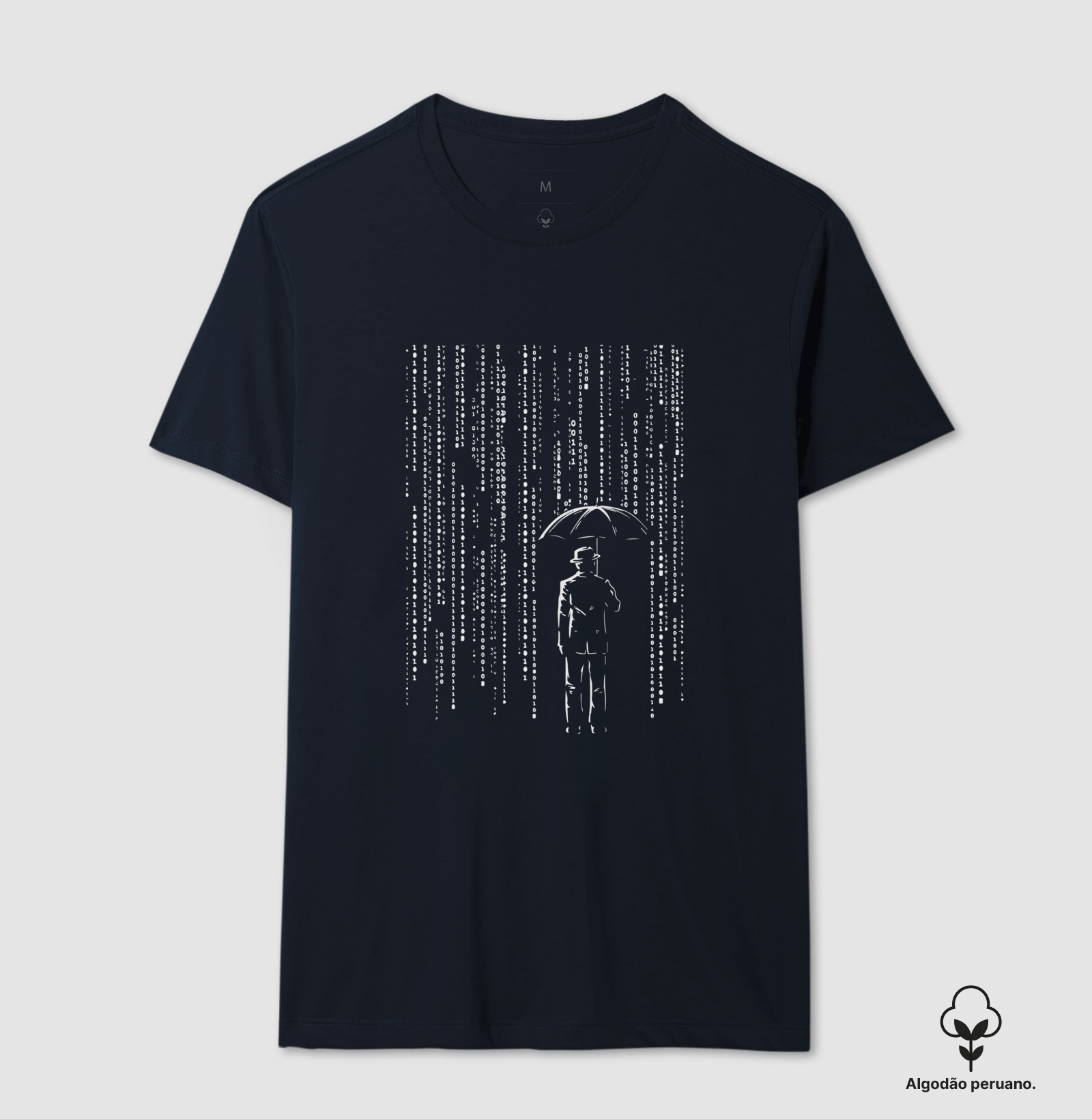 Camiseta Premium - Chuva Binária
