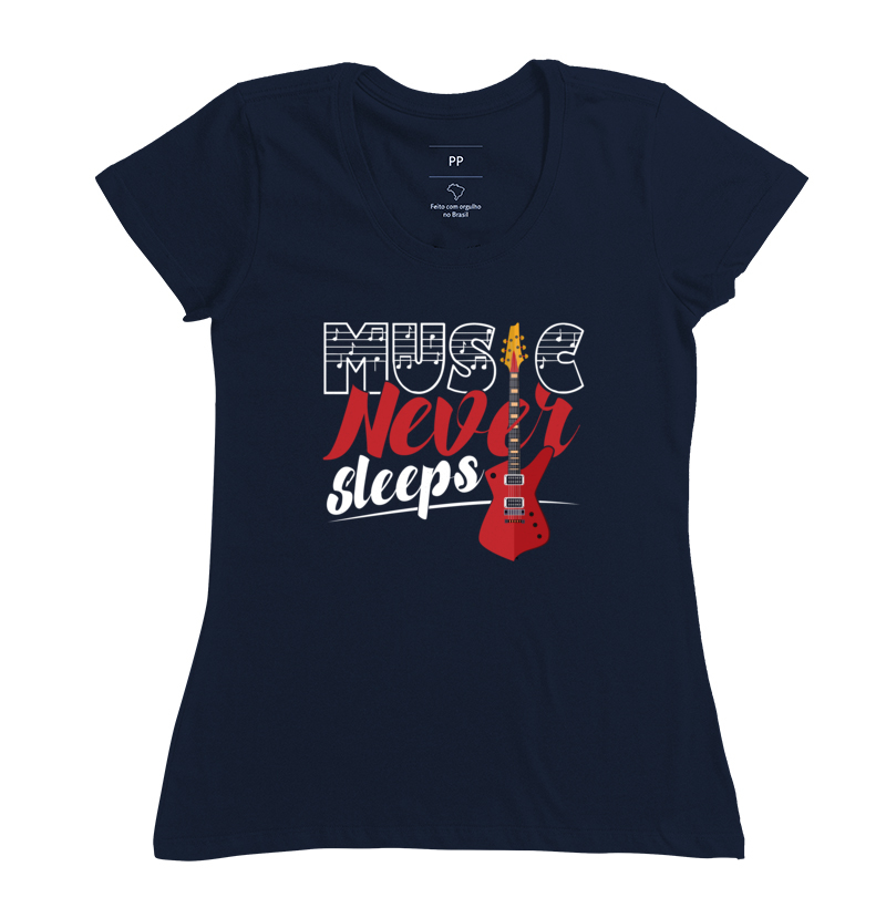 camiseta guitarra never